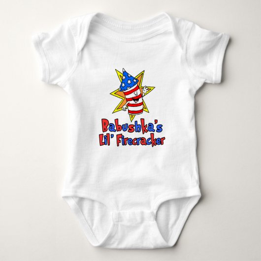 Babushka's kleine Firecracker Romper (Voorkant)