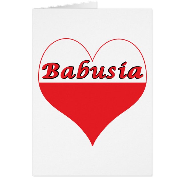 Babusia Poland Heart (Voorkant)