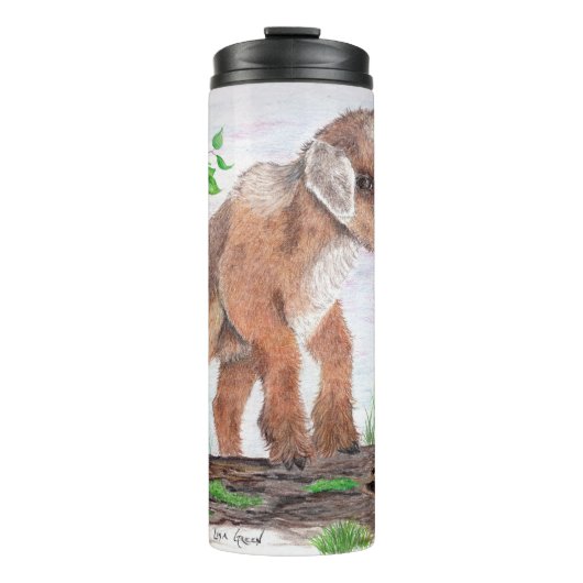 Babv Goat Thermal Tumbler Thermosbeker (Voorkant)
