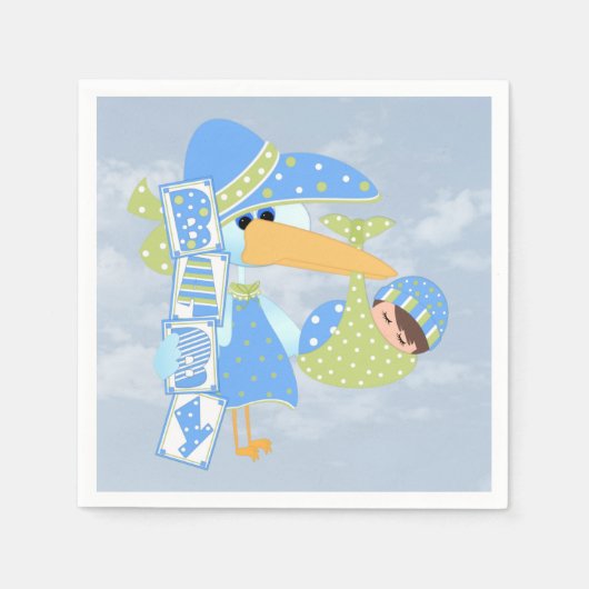 Baby1Standard Cocktail Napkins Servetten (Voorkant)