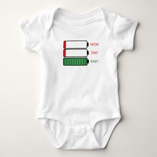 Baby 100% energie romper (Voorkant)