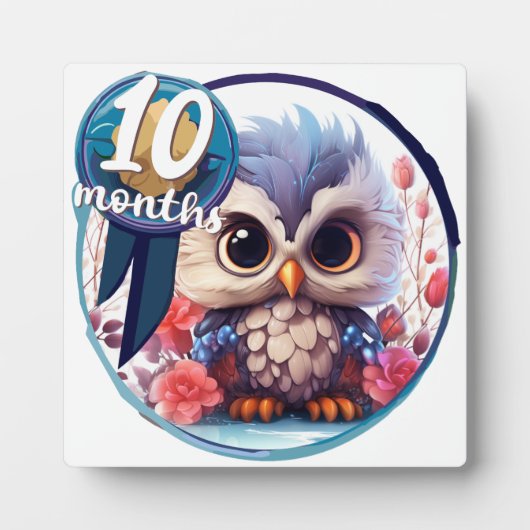 Baby - 10 months fotoplaat (Voorkant)