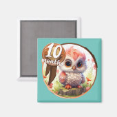 Baby - 10 months too magneet (Voorkant / Achterkant)