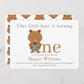 Baby 1 Beer eerste verjaardag Kaart (Voorkant / Achterkant)