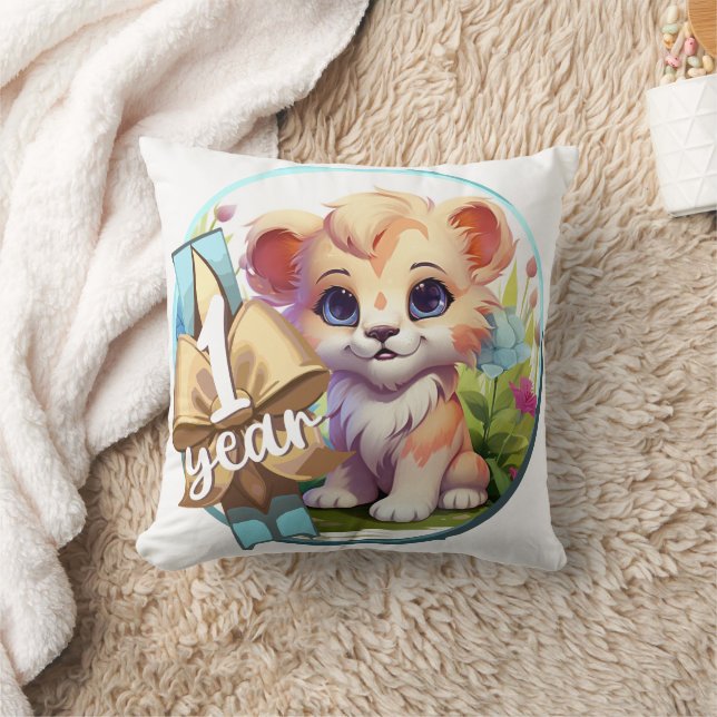 Baby - 1 year too kussen (Deken)