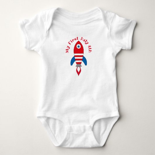 Baby 1e juli witboek romper (Voorkant)