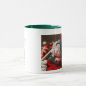 Baby 1e Kerst Foto Mok - Persoonlijk Aangepast (Midden)