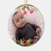 Baby 1e Kerst Home Decor Keramisch Ornament (Links)