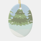 Baby 1e kerstdag — Beer Reindeer Ornament (Achterkant)