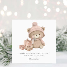 Baby 1e Kerstmis Schattigee Teddybeer