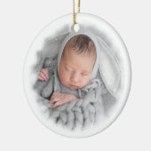 Baby 1e Kerstmishuis Decor Keramisch Ornament (Links)