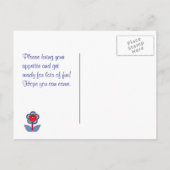 Baby 1e verjaardag Briefkaart in juli (Achterkant)