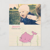 Baby 1e verjaardag Dolphin nodigt Kaart uit (Voorkant)