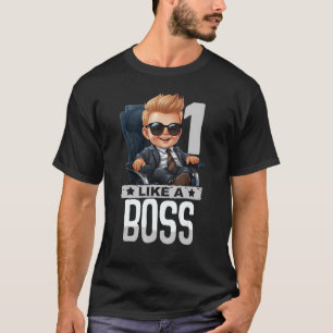 Baby 1e verjaardag Jongen Meisje 1 jaar als een Ki T-shirt