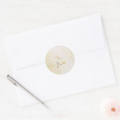 Baby 1e verjaardag ronde stickers (Envelop)