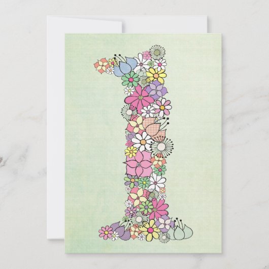 Baby 1e verjaardag Uitnodiging van de Partij van d (Voorkant)