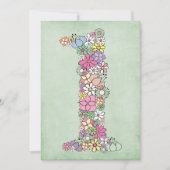 Baby 1e verjaardag Uitnodiging van de Partij van d (Voorkant)