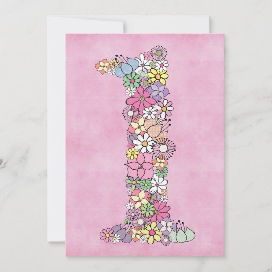 Baby 1e verjaardag Uitnodiging van de Partij van d (Voorkant)