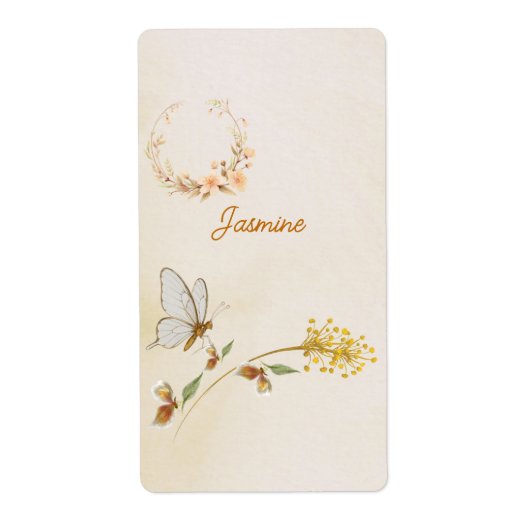 Baby 1e verjaardagslabel etiket (Voorkant)