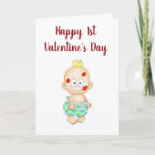 BABY ***1ste VALENTIJNSDAG*** SWEETNESS & LOVE Feestdagen Kaart (Voorkant)