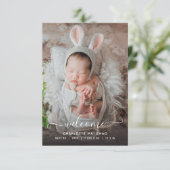 Baby 2 Aankondiging van de geboorte foto's (Staand voorkant)