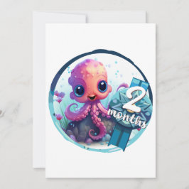Baby - 2 months feestdagenkaart
