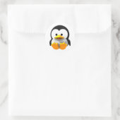 Baby 3-D Tux Linux Penguin Sticker (Tas)