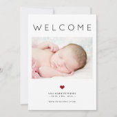 Baby 3 foto bericht over typografie kaart (Voorkant)