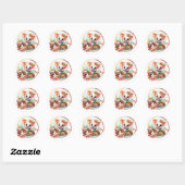 Baby - 3 months too ronde sticker (Vel)