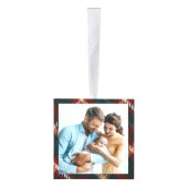 Baby 4 Foto Land Tartan Pset Cube Ornament (Rechts)