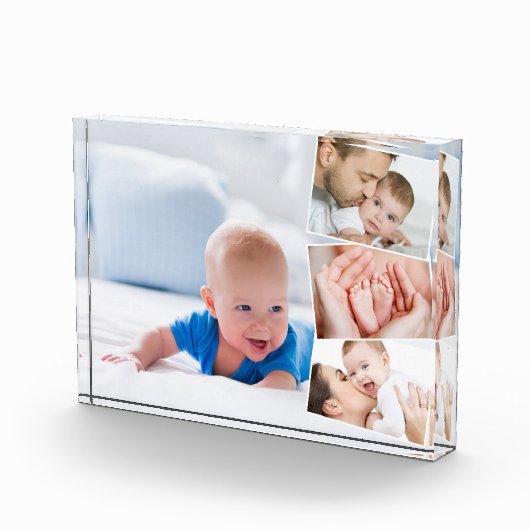 Baby 4 Fotocollage Zigzag Fotostrip Fotoblokken (Rechts)