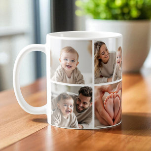 Baby 8 foto collage Mooie foto Instagram Koffiemok