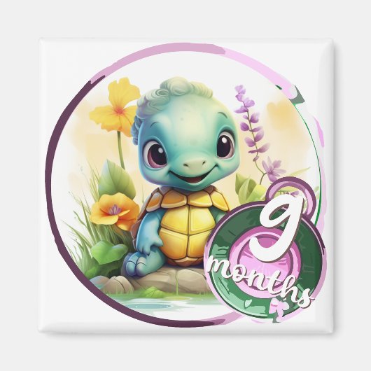 Baby - 9 months too magneet (Voorkant)