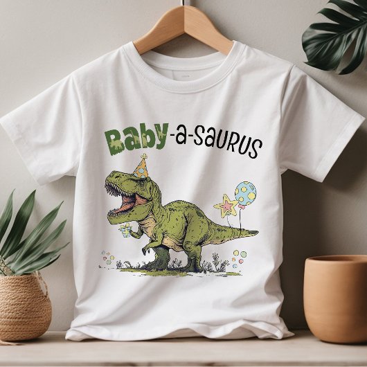Baby-a-saurus Dinosaur Theme Kids Verjaardagsfeest