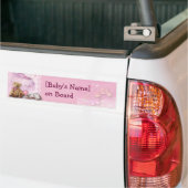 Baby aan boord (aanpasbaar) bumpersticker (Op Truck)