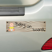 Baby aan boord Awareness Recognition Child Safety Bumpersticker (Op auto)