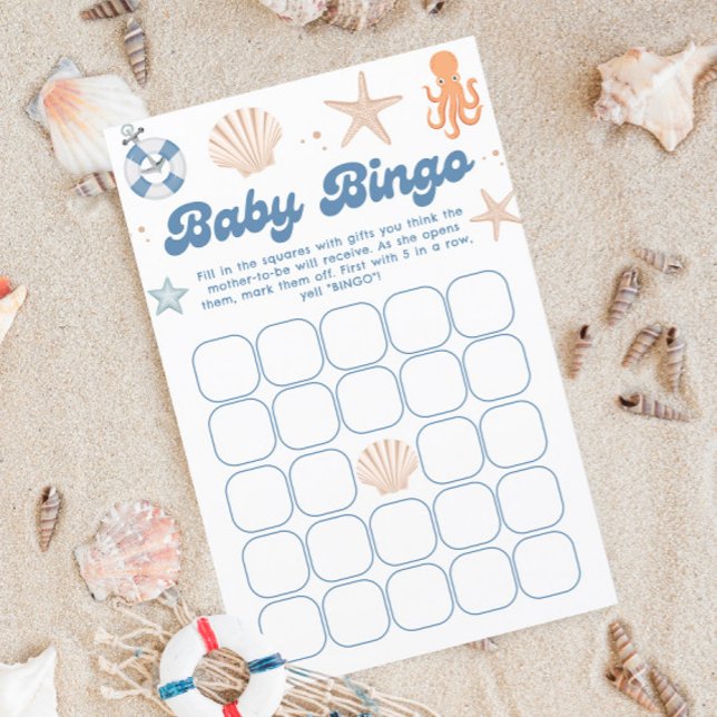 Baby aan boord Baby shower Baby Bingo Spel (Creator heeft geüpload)