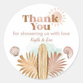 Baby aan Boord Baby Shower Bedankje Sticker