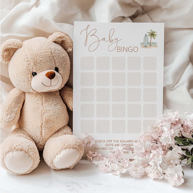 Baby aan boord Baby shower bingo spel (Creator heeft geüpload)