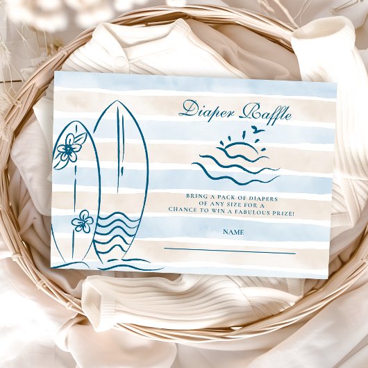 Baby aan boord Baby shower Diapper Raffle Informatiekaartje