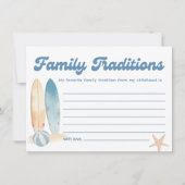 Baby aan boord Baby shower familietradities Kaart (Voorkant)