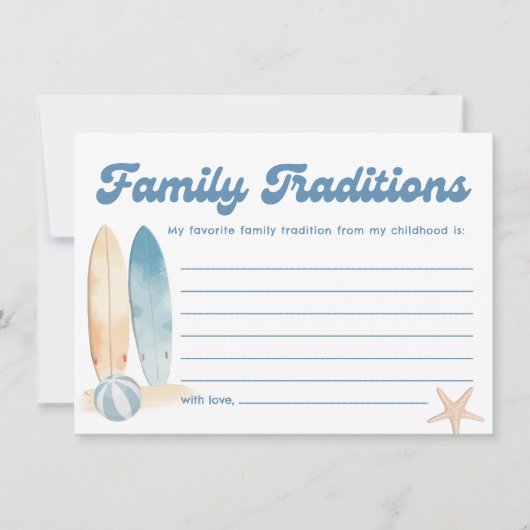 Baby aan boord Baby shower familietradities Kaart (Voorkant)