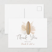 Baby aan boord Baby shower Hartelijk dank Briefkaart (Voorkant / Achterkant)