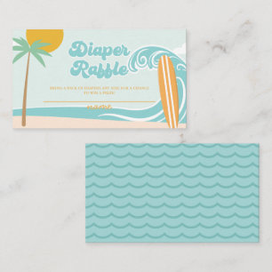 Baby Aan boord baby shower Luier Raffle Informatiekaartje