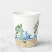 Baby aan boord Baby shower Papieren Bekers (Achterkant)