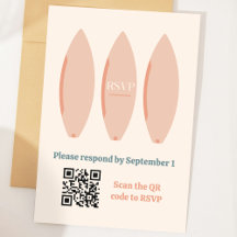 "Baby aan boord" Beach Surfen Baby shower RSVP