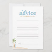 Baby aan boord Beach Surven Baby shower Advies Kaa Kaart (Voorkant)