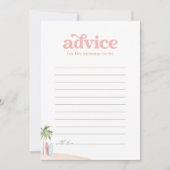 Baby aan boord Beach Surven Baby shower Advies Kaa Kaart (Voorkant)