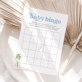 Baby aan boord Beach Surven Baby shower Bingo Kaart