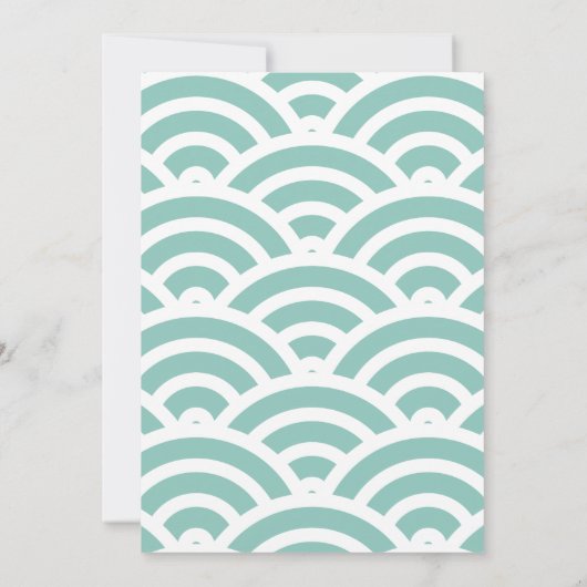 Baby aan boord Beach Surven Boy Baby shower Kaart (Achterkant)